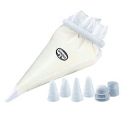 1191782 - Spritzbeutel Einweg 10er+4 T&uuml;llen