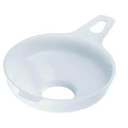 1197737 - Einmachtrichter Kunststoff 12,5cm wei&szlig;