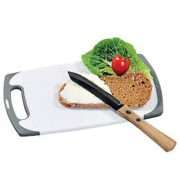 1203324 - Schneidbrett mit Saftrille grau