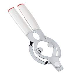 1214840 - Deckel&ouml;ffner Metall wei&szlig;