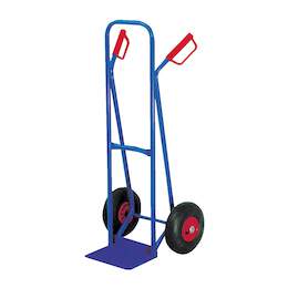 1086363 - Kistenkarre Stahl mit geschäumten Rädern