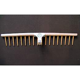 1086572 - Heurechen Holz verstellbar m. Nylonz&auml;hnen