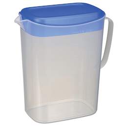 1238024 - Getr&auml;nke-/K&uuml;hlschrankkrug 1,75 l 20x10,2x19,7cm farbl.sort.