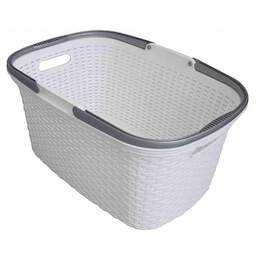 1246604 - W&auml;schekorb 32l m.2 Griffen Ku-Rattan
