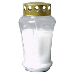 1134108 - Grablampe klein wei&szlig; DM 9cm H 18cm