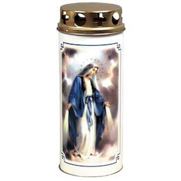 1190393 - &Ouml;kolicht "Maria" gro&szlig; m. Golddeckel DM 6,5cm H 16cm