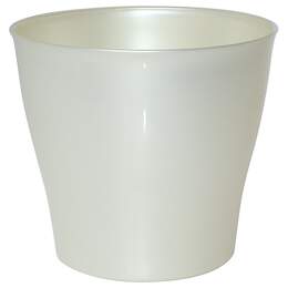 1215711 - Blumentopf Casablanca silber m u. Aqua Green dunkelgr&uuml;n