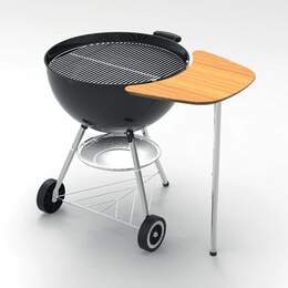 1233433 - Arbeitstisch Bambusholz h&ouml;henverstellbar