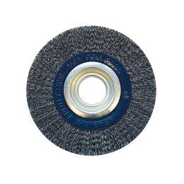 1247617 - Rundb&uuml;rste gewellt DM 150mm Bohrung 31,75mm Stahldr. 0,3mm