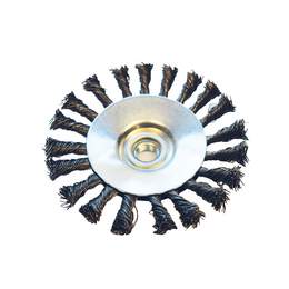 1247766 - Kegelb&uuml;rste gezopft M14 125mm DM 125x15mm Stahldraht 0,50mm