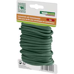 1252964 - Gartendraht mit Gummimantel gr&uuml;n 5m