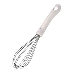 1254134 - Schneebesen Kst.Griff 24cm wei&szlig;/silber