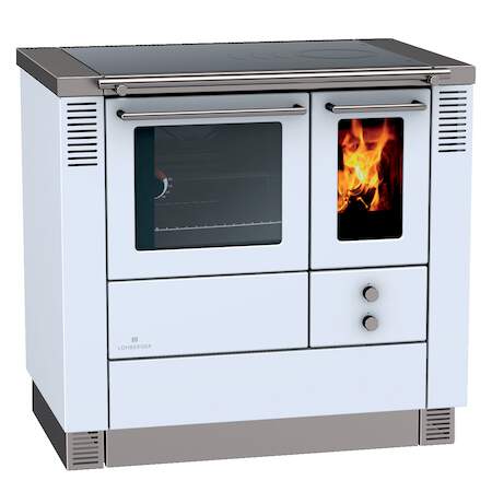 1256148 - Festbrennstoffherd LC 75 B Edition wei&szlig; RA rechts