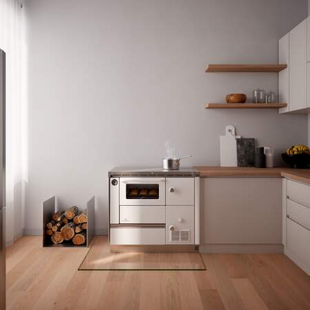 1256175 - Zentralheizungsherd ZEH 90 wei&szlig; rechts