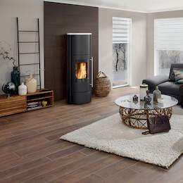 1256554 - Kaminofen Tenorio PowerSystem Compact, Stahl schwarz