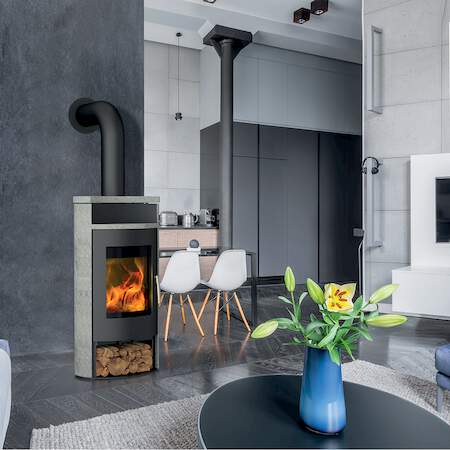 1256563 - Kaminofen Auriga Naturstein Serpentin