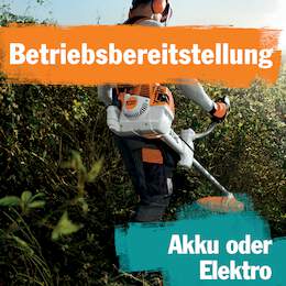 1256208 - Betriebsbereitstellung Akku/E- Motorsense