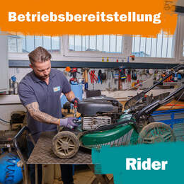 1256762 - Betriebsbereitstellung Rider/ Rasentraktor