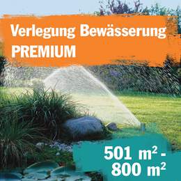1257909 - Bew&auml;sserung Verleg. 501m2- 800m2 Premium