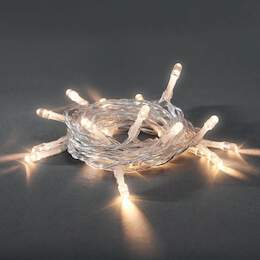 1247215 - LED Lichterkette m. Timer 50 warmwei&szlig;e Dioden, innen