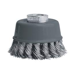 1126498 - Topfb&uuml;rste gezopft M14 DM 65mm Stahldraht 0,50mm