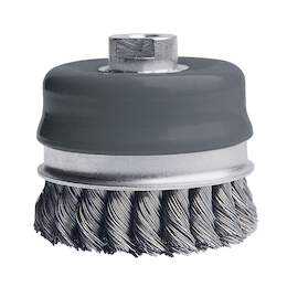 1126499 - Topfb&uuml;rste gezopft M14 DM 80mm Stahldraht 0,50mm