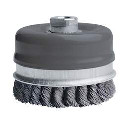 1126500 - Topfb&uuml;rste gezopft M14 DM100mm Stahldraht 0,50mm