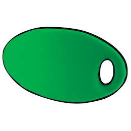 1259049 - Knie- u. Sitzkissen Comfort gr&uuml;n 49x30x4,5cm