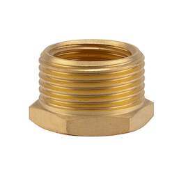 1140648 - Reduzierst&uuml;ck Messing 3/4" AG - 1/2" IG