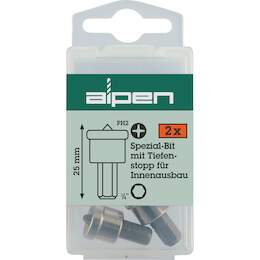 1180452 - Bit Philips m. Tiefenstopp 851/Z PH2 25mm 2er