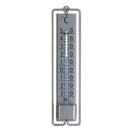 1263442 - Thermometer Innen/Au&szlig;en Metall silber 48x16x195mm SB
