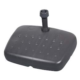 1206763 - Schirmst&auml;nder f. Balkon, 17l anthrazit, PVC