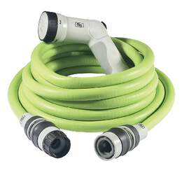 1270080 - Gartenschlauch-Set 15m Ikon lime