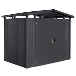 1242270 - Ger&auml;tehaus Panorama Gr. P2 dunkelgrau-met. m. Doppelt&uuml;r