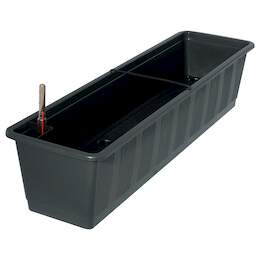 1273650 - Bew&auml;sserungs-Blumenkasten 80cm Aqua Green plus anthrazit