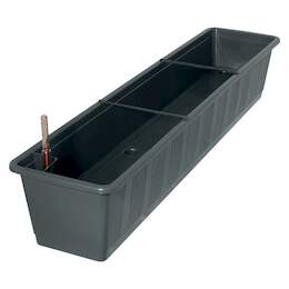 1273654 - Bew&auml;sserungs-Blumenkast. 100cm Aqua Green plus anthrazit