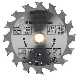1275313 - Handkreiss&auml;geblatt HM f. Akku Z16, 85x1,5x10/15mm
