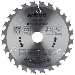 1275315 - Handkreiss&auml;geblatt HM f. Akku Z24, 135x1,8x20mm Wechselzahn