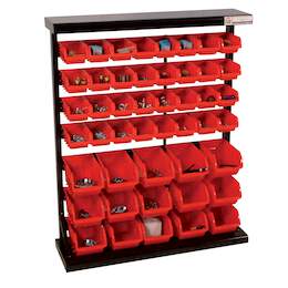 1203465 - Kleinteilesch&uuml;ttenregal m. 47 Laden