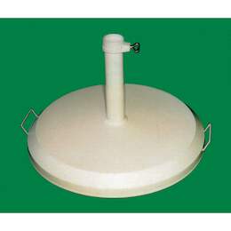 1026001 - Schirmst&auml;nder K50/40 Beton wei&szlig; m. 2 Tragegriffen