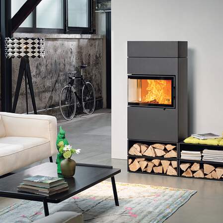 1223613 - Kaminofen Dexter 2.0 mit T&uuml;ranschlag links