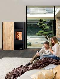 1223869 - Pelletofen HSP 8 Lucca-II RLU 442.08-ST, Woodstone Prestige