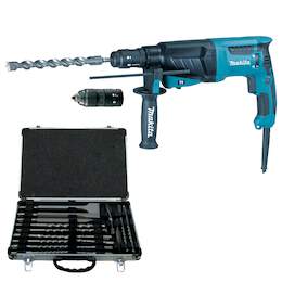 1230111 - Bohrhammer HR2630TX-Set m. Bohrer/Mei&szlig;elkassette