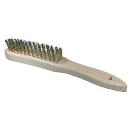 1033676 - Handstielb&uuml;rste mit Holzgriff Messing gew.