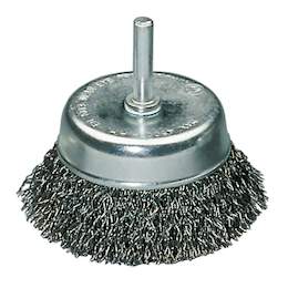 1033694 - Topfb&uuml;rste gewellt Schaft 6mm Stahldraht 0,30mm