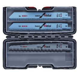 1282343 - S&auml;bels&auml;gebl&auml;tter-Set 15tlg. ToughBox Basic Holz/Metall