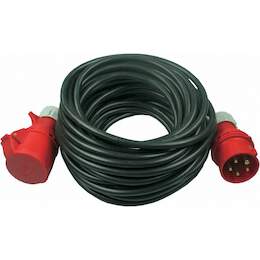 1033724 - Verl&auml;ngerungskabel 20m 16A 400 V m. Kupl.u.Stecker