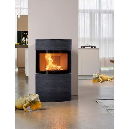 1231352 - Kaminofen Fynn Xtra Keramik Rille oben und unten