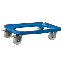 1232760 - Rollenwagen zu Industrie-Ku.-Beh&auml;lter blau