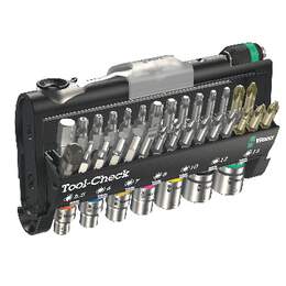 1283420 - Bit-Check mit Ratsche + N&uuml;sse 38tlg., Toolcheck